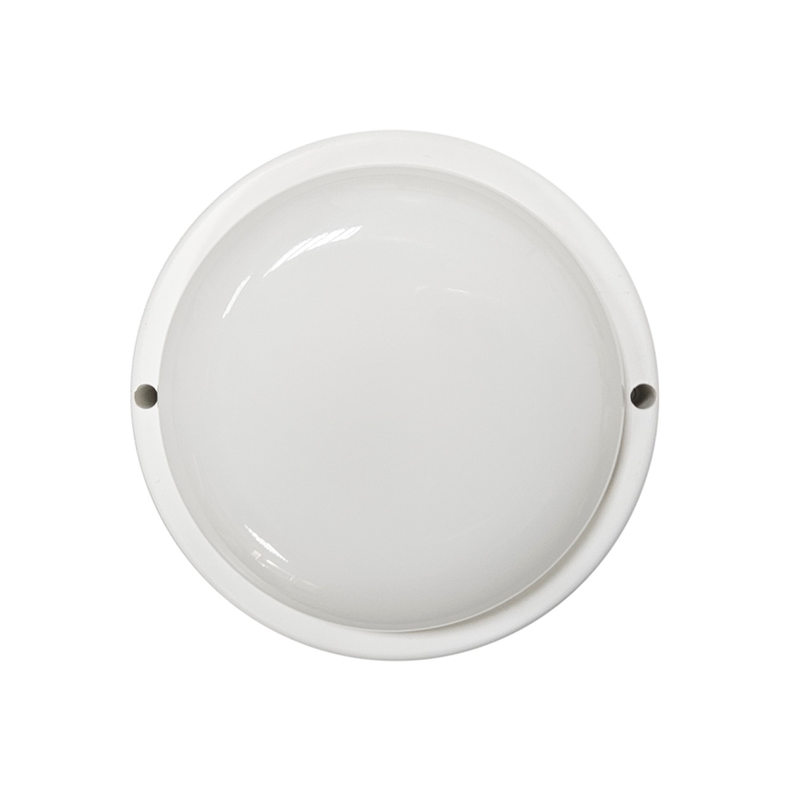 LED-buitenplafondlamp LED/8W/230V 4200K Ø 14 cm IP64 wit