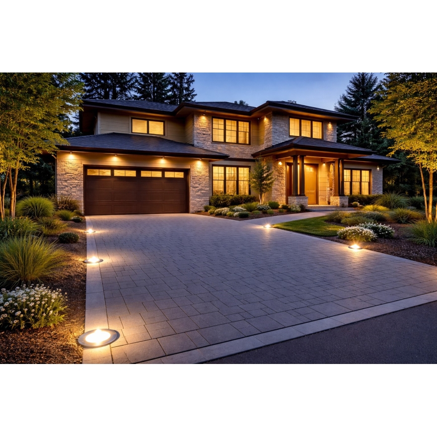 LED buitenrijdbaar armatuur PELIA LED/30W/230V 4000K IP68 zilverkleurig