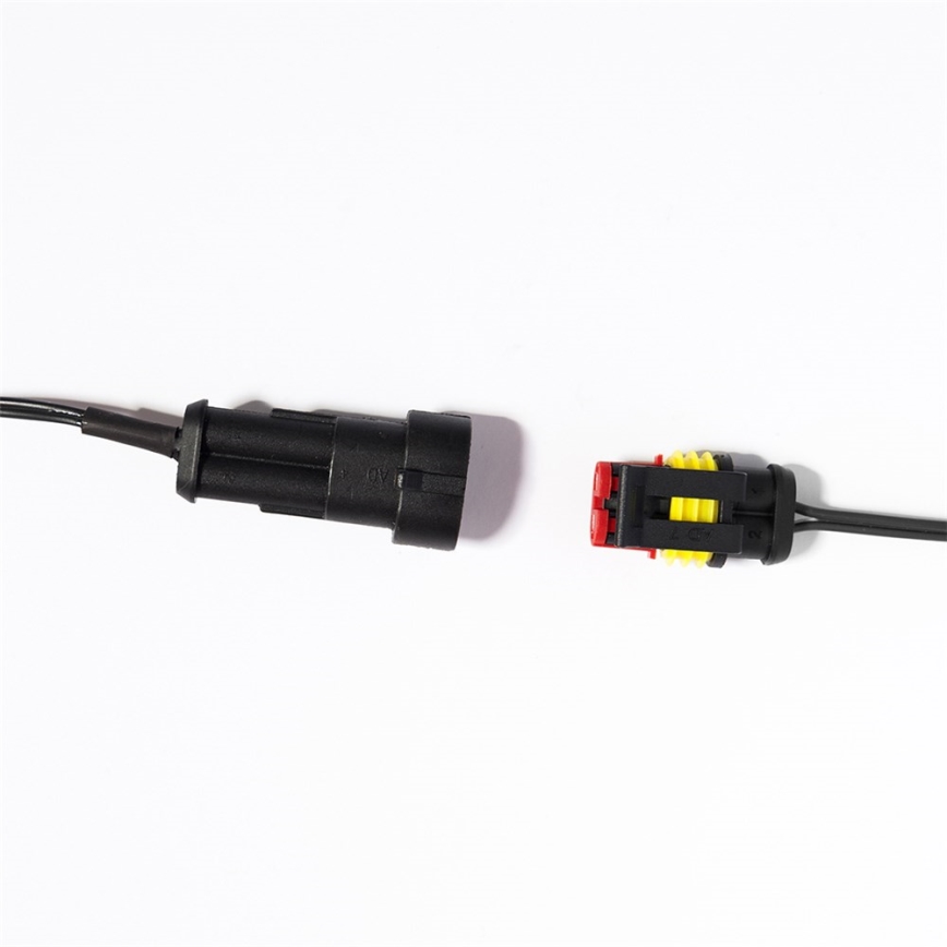 LED buitenslingerverlichting CONE FILAMENT 20xE10 19m kleurig/warm wit IP44, Gemaakt in de EU