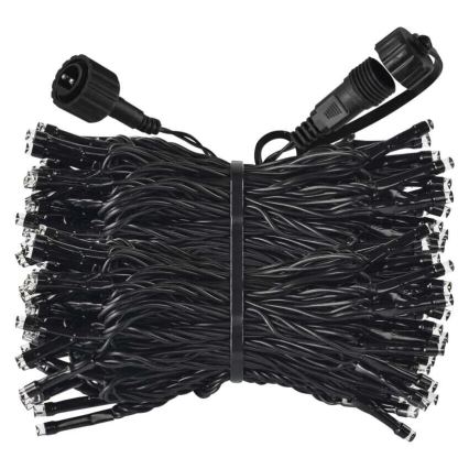 LED buitensnoer 100xLED/10m IP44 koel wit