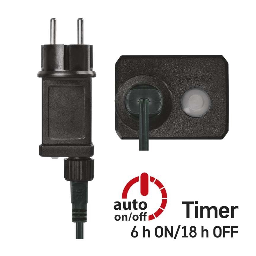 LED buitensnoer 120xLED/17m IP44 koel wit