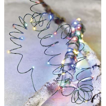 LED buitensnoer 150xLED/20m IP44 meerkleurig