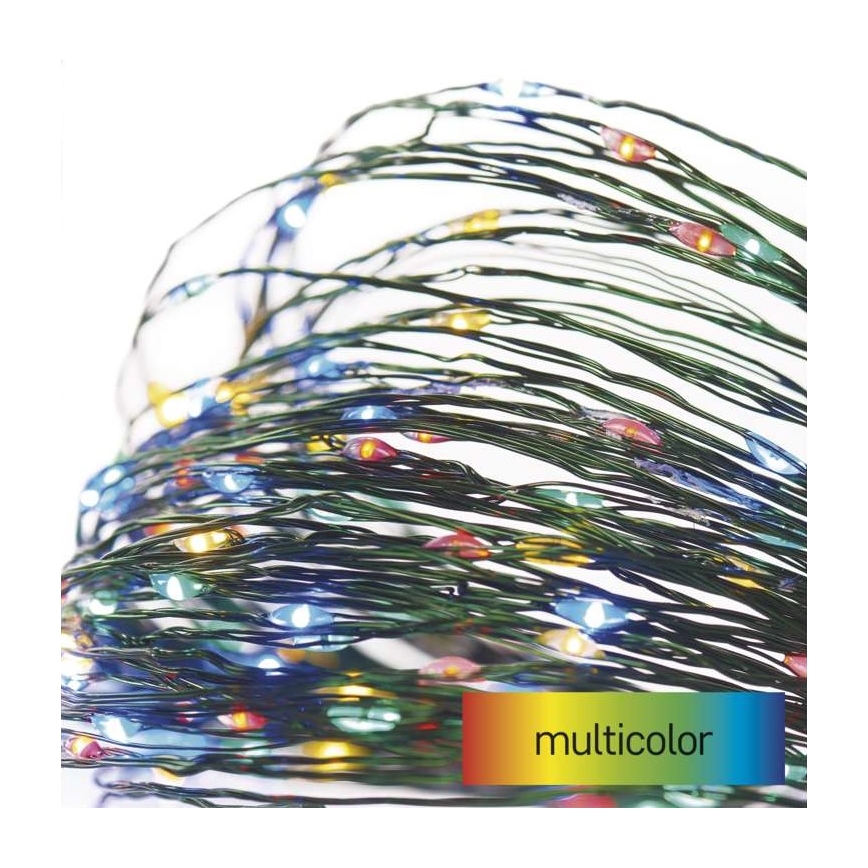 LED buitensnoer 150xLED/20m IP44 meerkleurig