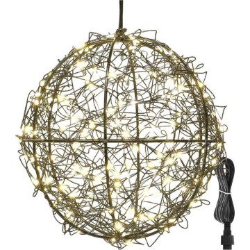 LED buitensnoer 200xLED 5 m IP44 warm wit