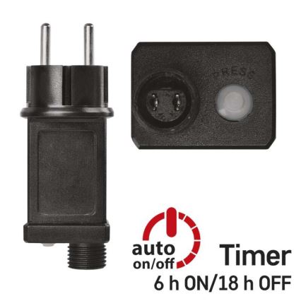 LED buitensnoer 40xLED/9m IP44 koud wit