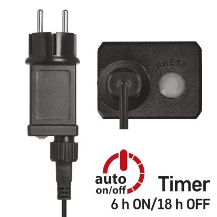 LED buitensnoer 75xLED/12,5m IP44 meerkleurig