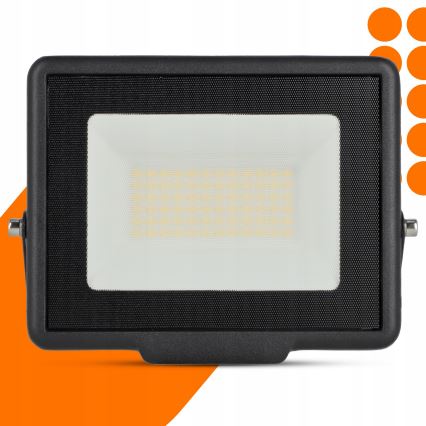 LED buitenstraler LED/50W/230V 4500K IP65 zwart