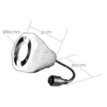 LED Buitenverlichting EASY CONNECT 1xGU10/2W/230V IP67