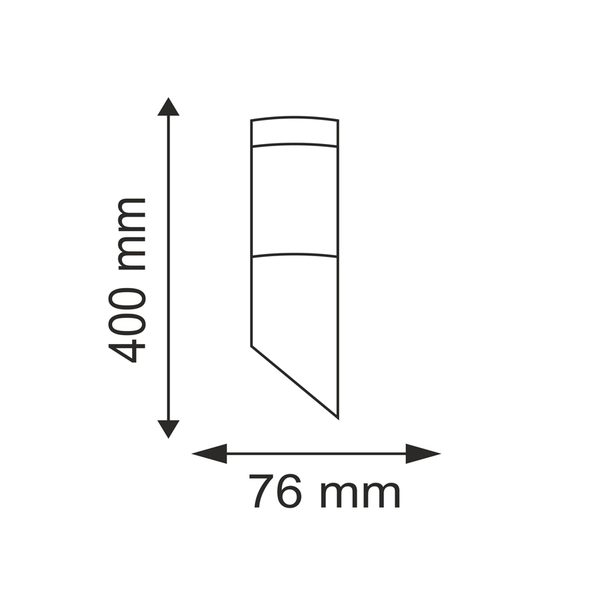 LED Buitenverlichting LIVIA 1xE27/7W/230V 4000K IP44