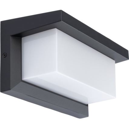 LED Wandlamp voor buiten met Lamp met schemersensor NEELY 1xE27/9W/230V IP54 antraciet