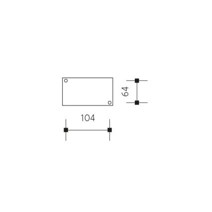 LED Wandlamp voor buiten met sensor NATURA LED/12W/230V 4000K IP54 bruin/antraciet