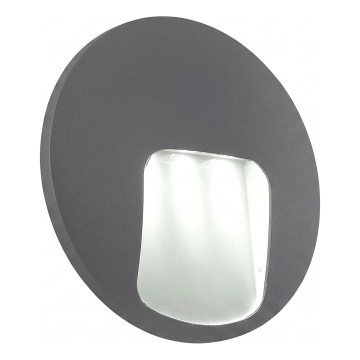 LED buitenwandlamp DACU LED/3W/230V IP54 grijs