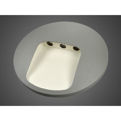 LED buitenwandlamp DACU LED/3W/230V IP54 grijs