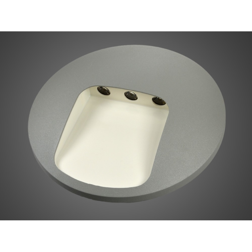 LED buitenwandlamp DACU LED/3W/230V IP54 grijs