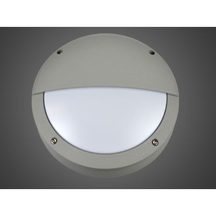 LED buitenwandlamp JORDI LED/12W/230V IP54 grijs