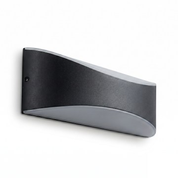 LED buitenwandlamp LED/10W/230V IP65 zwart