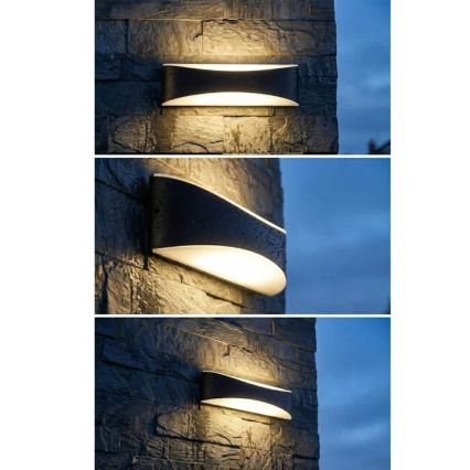 LED buitenwandlamp LED/10W/230V IP65 zwart