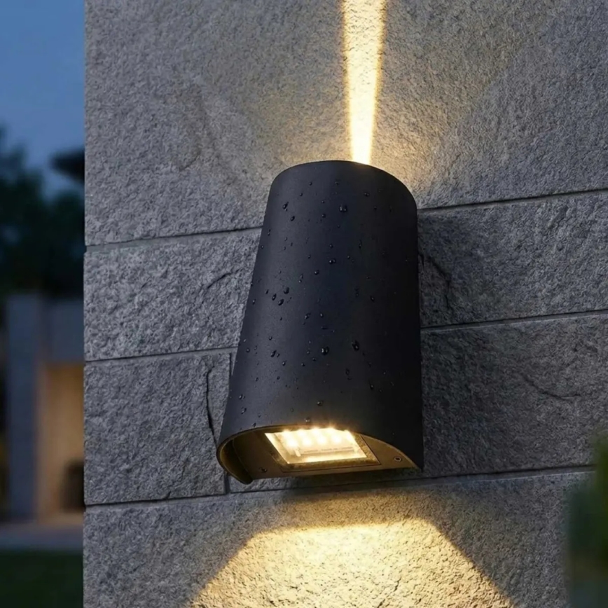 LED buitenwandlamp LED/11W/230V IP65 zwart