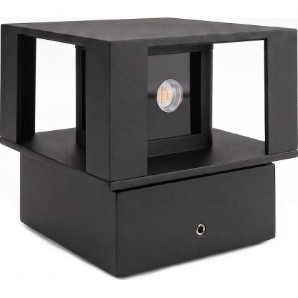 LED buitenwandlamp LED/12W/230V IP54 zwart