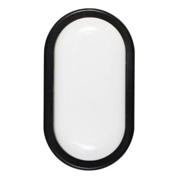 LED buitenwandlamp LED/12W/230V IP54 zwart