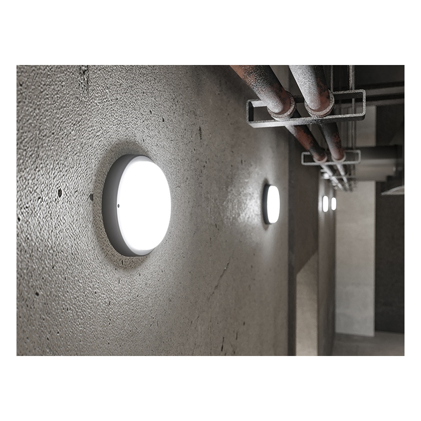 LED buitenwandlamp LED/18W/230V IP54 zwart