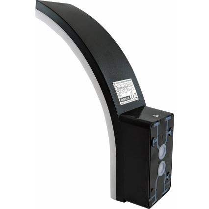 LED-dimbare buitenwandlamp met bewegings- en schemersensor LED/12/15/20W/230V IP65 zwart