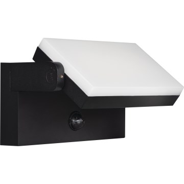 LED buitenwandlamp met bewegings- en schemersensor XERTO LED/20W/230V 3000/4000/6500K IP44 zwart