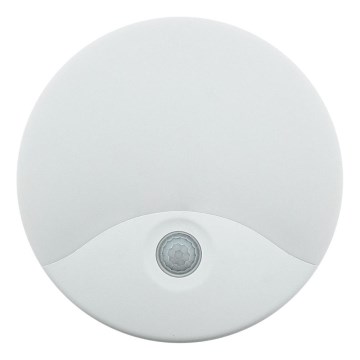 LED buitenwandlamp met bewegingssensor, 18W, 230V, IP44, wit