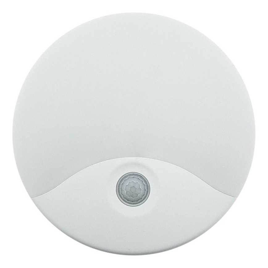 LED buitenwandlamp met bewegingssensor, 18W, 230V, IP44, wit