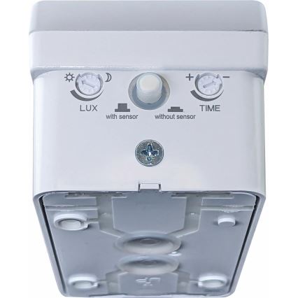 LED Dimbare buitenwandlamp met bewegingssensor en schemersensor LED/12/15/20W/230V IP65 wit