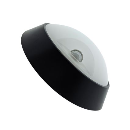 Dimbare LED-buitenwandlamp met bewegingssensor LED/15/18/20W/230V 3000K/4000K/6500K IP65 zwart/wit