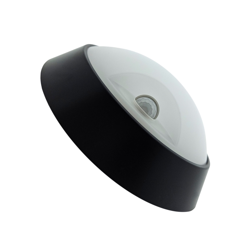 Dimbare LED-buitenwandlamp met bewegingssensor LED/15/18/20W/230V 3000K/4000K/6500K IP65 zwart/wit
