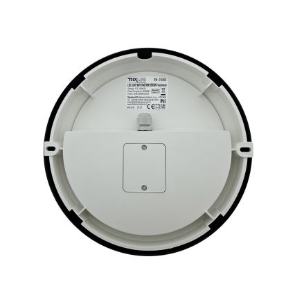 Dimbare LED-buitenwandlamp met bewegingssensor LED/15/18/20W/230V 3000K/4000K/6500K IP65 zwart/wit