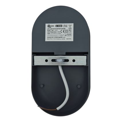 LED buitenwandlamp met bewegingssensor LED/18W/230V IP44 antraciet