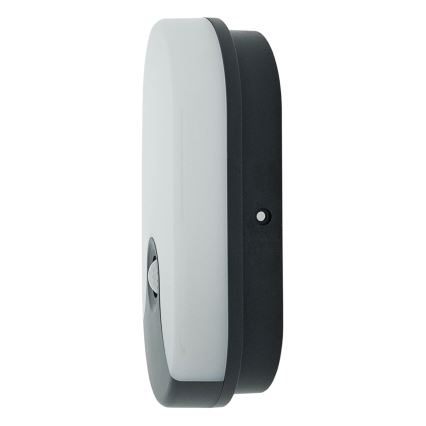 LED buitenwandlamp met bewegingssensor LED/18W/230V IP44 antraciet