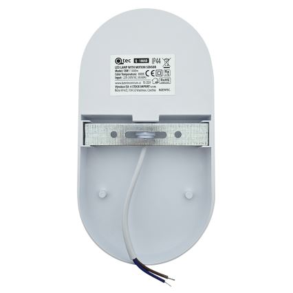 LED buitenwandlamp met bewegingssensor LED/18W/230V IP44 antraciet