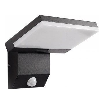 LED buitenwandlamp met bewegingssensor LED/18W/230V IP44 zwart