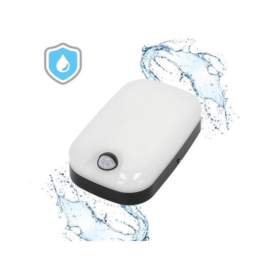 LED Buitenwandlamp met bewegings- en schemersensor BAVANO LED/15W/230V 3000/4000/5700K IP54