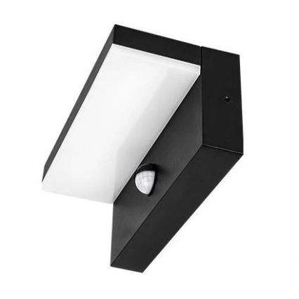 LED buitenwandlamp met sensor HESTIO LED/9W/230V 4000K IP44 zwart