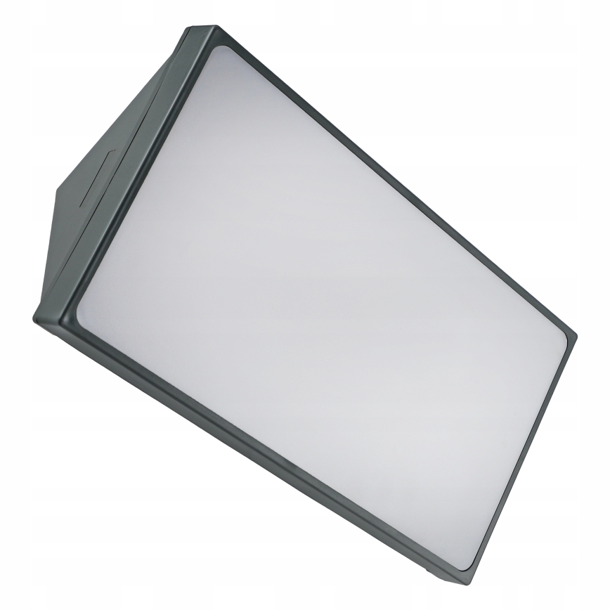 LED Buitenwandlamp met bewegingssensor LED/20W/230V IP65 grijs