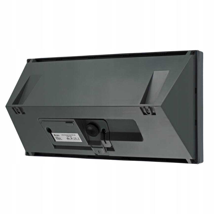 LED Buitenwandlamp met bewegingssensor LED/20W/230V IP65 grijs