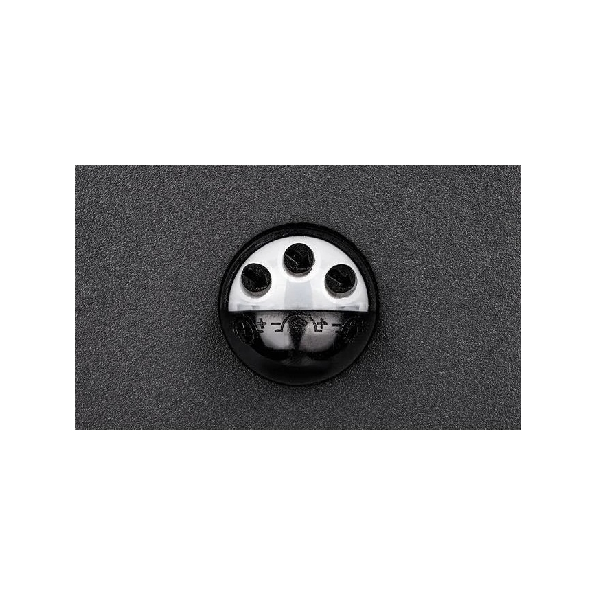 LED buitenwandlamp met sensor LED/9W/230V 4000K IP44 zwart