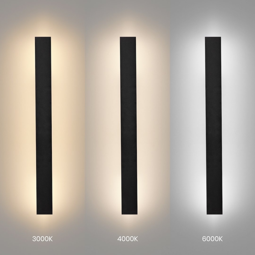 LED buitenwandlamp WOW LED/11W/230V 3000/4000/6000K 60 cm IP54 zwart