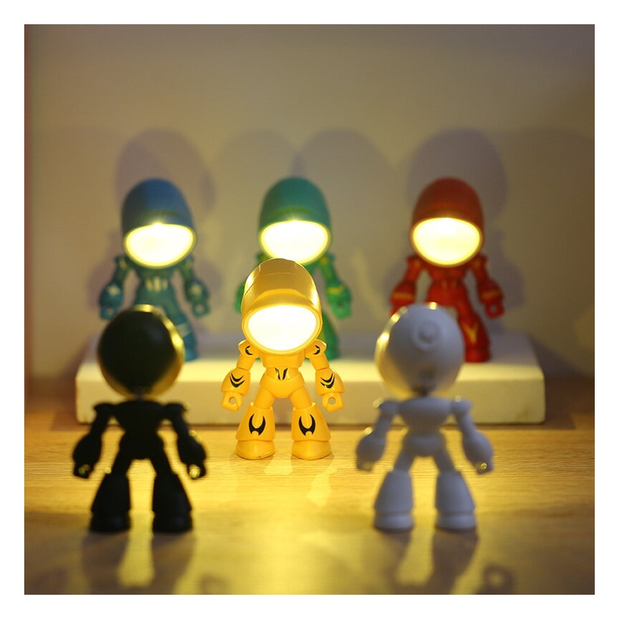LED bureaulamp LED/0,06W/3xLR41 robot blauw