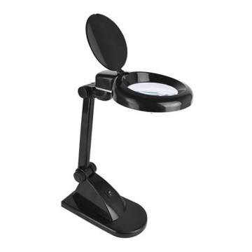 LED-bureaulamp met vergrootglas LED/6W/230V 6500K zwart