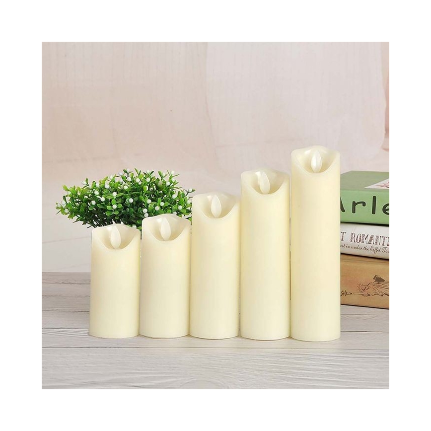 LED Candle LED/2xAA warm wit 11 cm