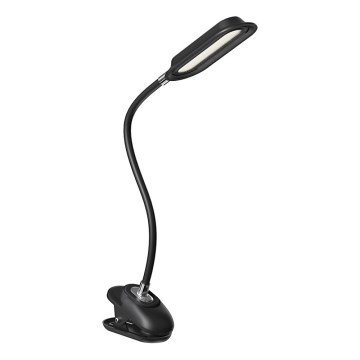LED+CCT Dimbare bureaulamp met klem CLIP LED/7,5W/230V 3000/4200/5000K zwart