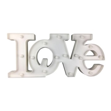 LED Decorartie lamp LOVE LED/2xAA