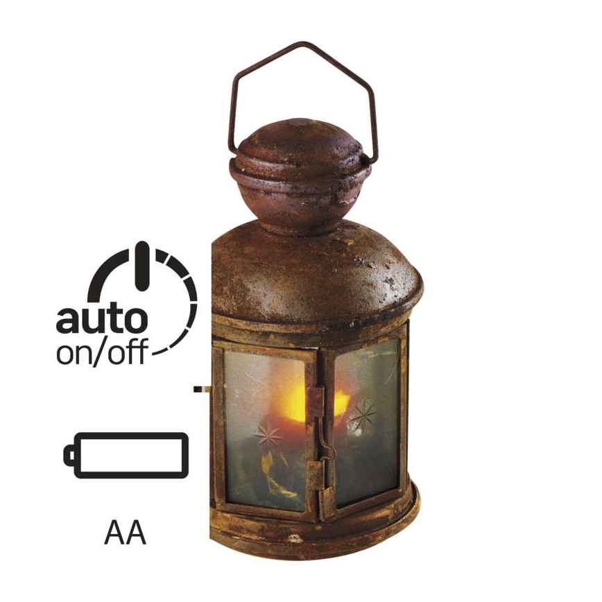 LED Decoratie lantaarn VINTAGE 1xLED/1,5W/3xAA