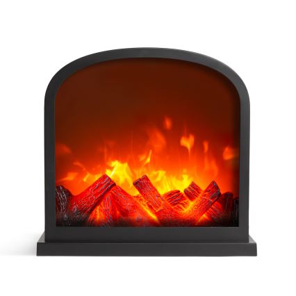 LED Decoratie LED/3xC/5V openhaard 30x28 cm